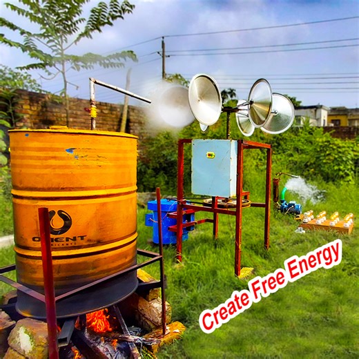 517K views · 4.2K reactions | Steam Power Free Energy- Make Steam Generator at Home | Rana Craft | Facebook