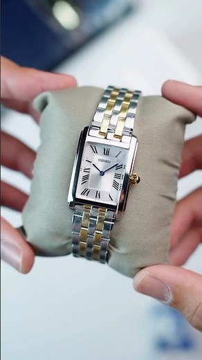 This Seiko Tank Watch Looks Like Luxury | Seiko SWR087