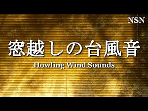 Howling Wind sounds | wind sound on window for Sleeping and Relaxing 3hour