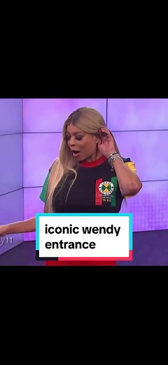 iconic wendy entrance #wendywilliams #wendywilliamsshow #fyp