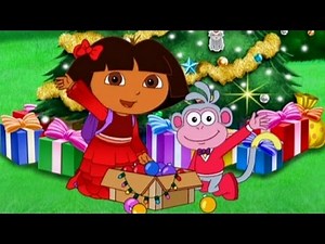 Dora the Explorer. Dora's Great Big World. Christmas. Games kids