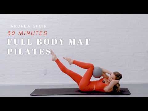 30-Minute Full Body Mat Pilates Workout with Small Ball | Andrea Speir | Burn, Tone & Strengthen