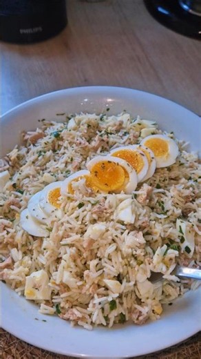 Delicious Rice and Tuna Salad #recipe #salad #recipe #salad
