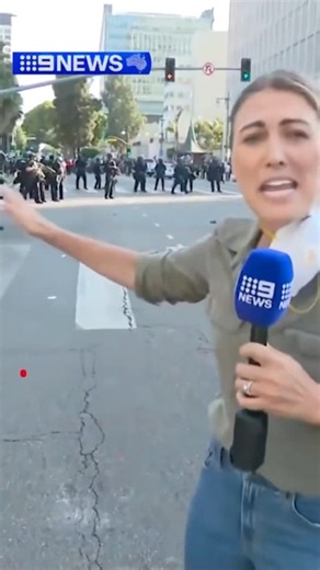 Aussie reporter shot while covering LA protest