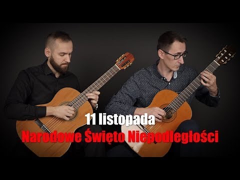 ♪♫ Najpiękniejsza pieśń patriotyczna na dwie gitary (Rozkwitały pąki białych róż) ♪♫