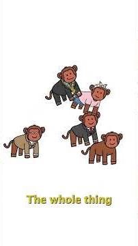 Ponzi scheme explained by monkey. #economics #animation #circulardebt #finance #economicrecovery