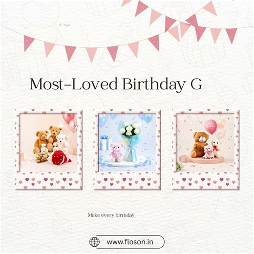 Birthday Gifts That Create Lasting Memories 🎂💐 | Same-Day Delivery | Floson