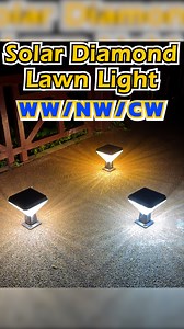 SUNC Solar Diamond Lawn Light: WW/NW/CW CCT, multiple installation way, floor and pillar standing, home DIY application, solar lawn garden walkway landscape light！#sunc #suncsolar #solarlights #solarpower #solarlighting #outdoorlighting #solarenergy #solar #light #outdoorlights #solarlight #lawnlights #nightlight #waterprooflight #gardenlights #walkwaylights | Guangdong Sincerity Industry Co.,Ltd