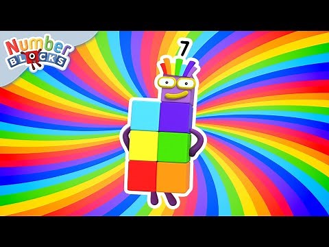 Learn Colours With Numberblock Seven! | Learn to Count | @Numberblocks