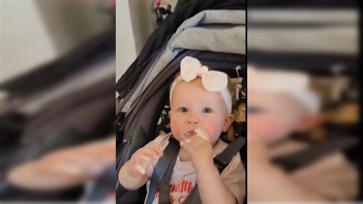 Watch: Baby's Hilarious Reaction to Ice Cream Steals the Show in Viral Video