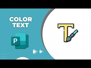 How to Color Text in Microsoft Publisher