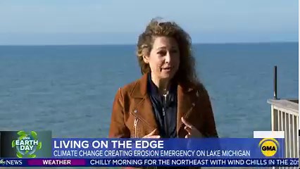 363K views · 3.8K reactions | Ginger Zee takes a look at the race against time for people living along the lake to save their homes from massive shoreline erosions. https://gma.abc/3sEtQvq | Good Morning America | Facebook