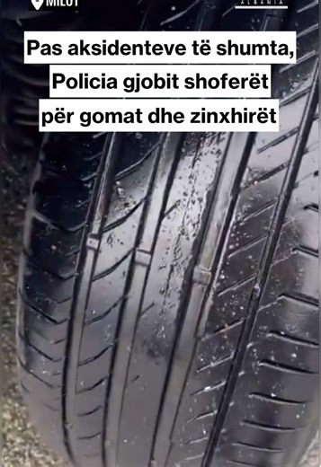 Gjobat për mungesë zinxhirësh në Rrugën e Kombit