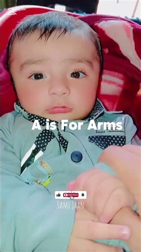 ABC for Babies | A is for Arms Action Song 👶💕#babylearning #shorts