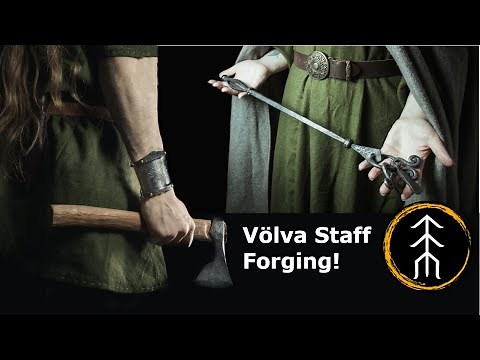 How Did Viking Blacksmiths Forge the Powerful Völva Staff? Join the Journey to find out!