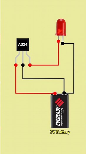 magnetic field sensor circuit #shorts #diy #electronic