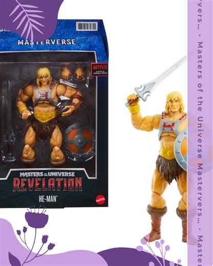 Ready to unleash your inner hero? ⚔️💥 Introducing the Masters of the Universe Masterverse Revelation He-Man Action Figure! Standing tall with incredible detail, this figure brings your childhood memories to life. 🌟 Perfect for collectors and fans alike, it evokes the spirit of adventure, courage, and friendship. At just $19.99, it fits seamlessly into any shelf, desk, or playtime showdown! 🚀🎉 Don't wait—grab yours before Skeletor steals it! 🤭✨ #HeMan #MastersOfTheUniverse #ActionFigures #Co