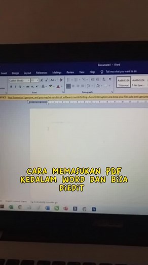 Cara Mudah Memasukkan PDF ke Microsoft Word