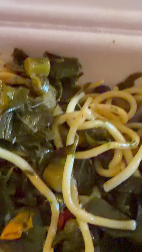 41 reactions · 11 comments | Collard greens linguine Hungry Vegan The best restaurant in Savannah! @highlight | Ferrante Frazier | Facebook