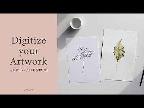 Digitize your artwork in Photoshop & Illustrator