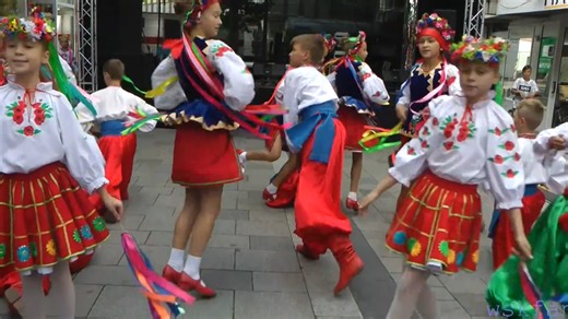 29K views · 645 reactions | A Gymnasium from Dubno, Ukraine, performing in Hamburg, Germany. | Schuhplattler Kids | Facebook