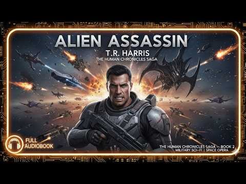 Alien Assassin by T.R. Harris | Full Audiobook | The Human Chronicles Saga Book 2 | Space Opera