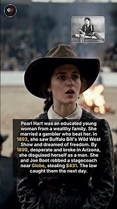 Pearl Hart: The Woman Who Disguised Herself as a Man to Rob a Stage #truecrime #history #truestory