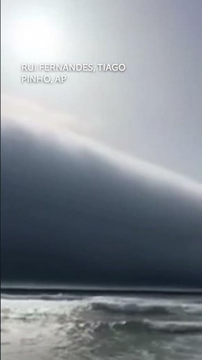 Rare weather phenomenon grips beachgoers at Portugal beach