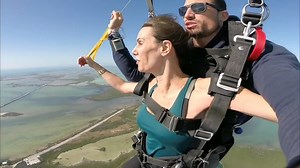 10K views · 413 reactions | My first skydiving experience to celebrate my birthday! What a beautiful rush! . #skydiving #livingontheedge #lifeintheSeaSuite #seastheday #celebrityedge #life #sea #cruise #sail #captain #beyondborders #wonderawaits #celebritycruises #caribbean | Captainkatemccue | Facebook