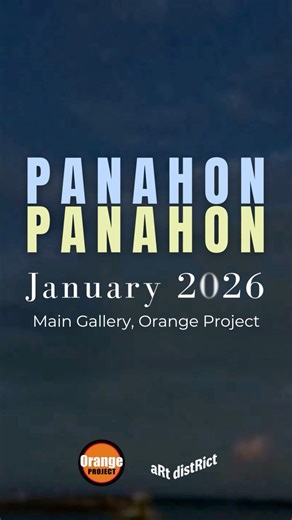 Panahon is both weather and time. When spoken twice, it suggests changing conditions, turning moments, and the quiet forces that test how we see, remember, and survive, as luck shifts and lives move at their own pace. This January 2026, Orange Project presents a solo exhibition where distortion becomes a sign of adaptation and change in the body, the world, and the mind. A return marked by years gone by and moments still in motion. | Orange Project