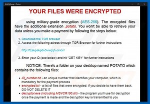 Potato Ransomware