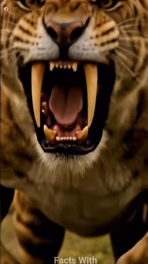 Facts About Sebartooth Tiger #shorts #facts