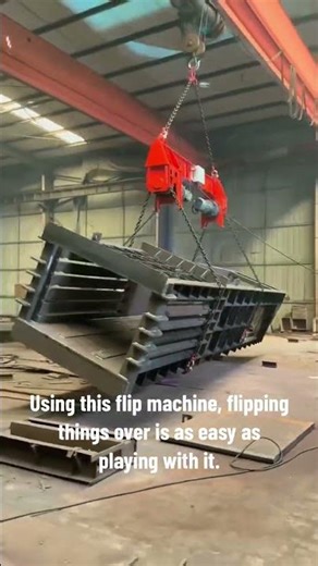 Using this flip machine, #flipping things over is as easy as playing with it.#chainflip #rotator