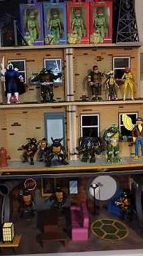 FINALLY NECA TMNT 🐢🎉 Sewer Lair Diorama!