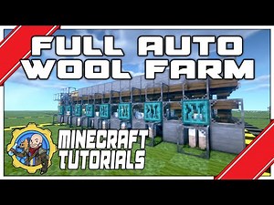 Full Automatic Wool Farm | Minecraft Tutorials Java Edition 1.16+