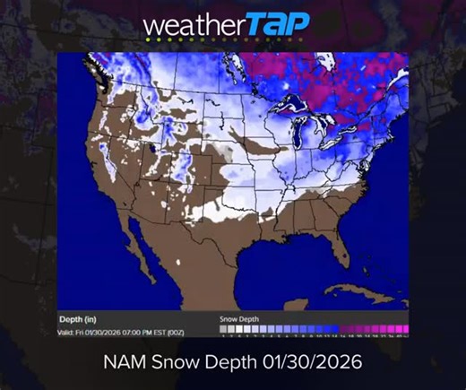 weatherTAP | The latest guidance from the Weather Prediction Center (WPC) highlights a significant winter event unfolding this weekend. A rapidly... | Instagram