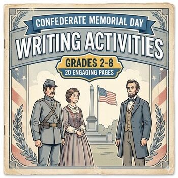 Confederate Memorial Day Writing Prompts | Social Studies Activities Grades 2–8