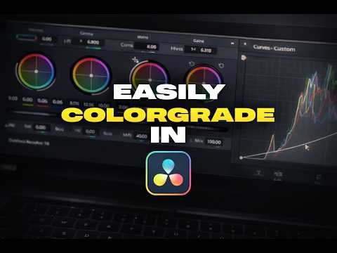 How to color grade in DaVinci Resolve - fast and consistently.