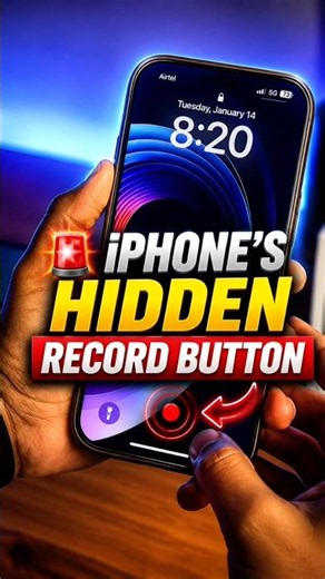 🎙️ Your iPhone can start recording in just ONE TAP! 😳