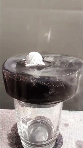 American FOAM!💥🇺🇸 🤯1000°C Metal Ball vs Black Ice Cube ! What Happens Next Will SHOCK You!#shorts
