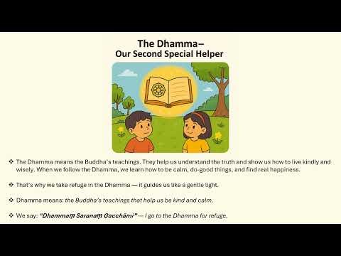 Three Jewels of Buddhism - The Buddha, The Dhamma and The Sangha