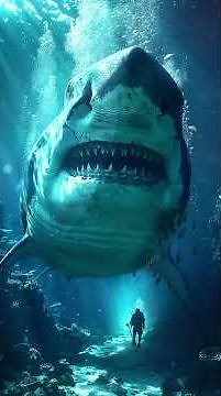 The Real Size of Megalodon #dinosaur