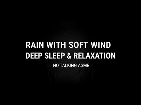 Rain & Gentle Wind ASMR 🌧️🍃 | Deep Sleep & Relaxation