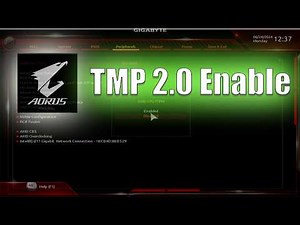 Enable TPM 2.0 AORUS B450