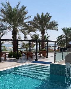 1.6K views · 167 reactions | Hear the soothing sound of our water fall at Al Marjan Pool. | DoubleTree by Hilton Resort & Spa Marjan Island | Facebook