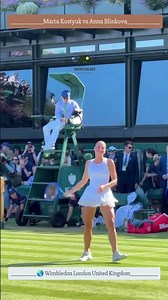 The Most Viral Dance of Cinderella Marta Kostyuk | Beats Russian Anna Blinkova | Wimbledon 2026 | UK