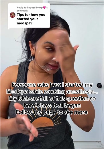 From anesthesia shifts to a 7-figure MedSpa 💉 No secret — just sacrifice, systems, and staying consistent. #howitstarted #crna #medspa #entrepreneur #fyp