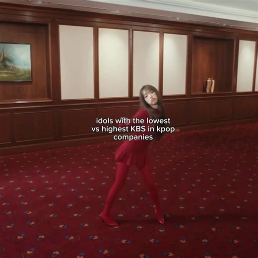 idols with the lowest vs highest KBS in kpop companies/labels #1ve4d1ve