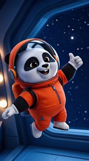 🐼 Panda's Epic Space Escape! 😱 | Alien Chickens Attack 😂 | Funny AI Cartoon Story 🚀👽🌕