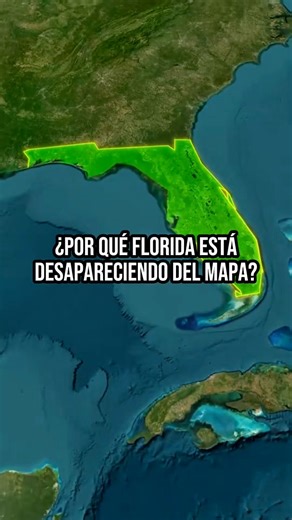 ¿Por qué florida está desapareciendo del mapa?😱 #florida #Trump #usa #estadosunidosdenorteamerica | Mapa Oculto